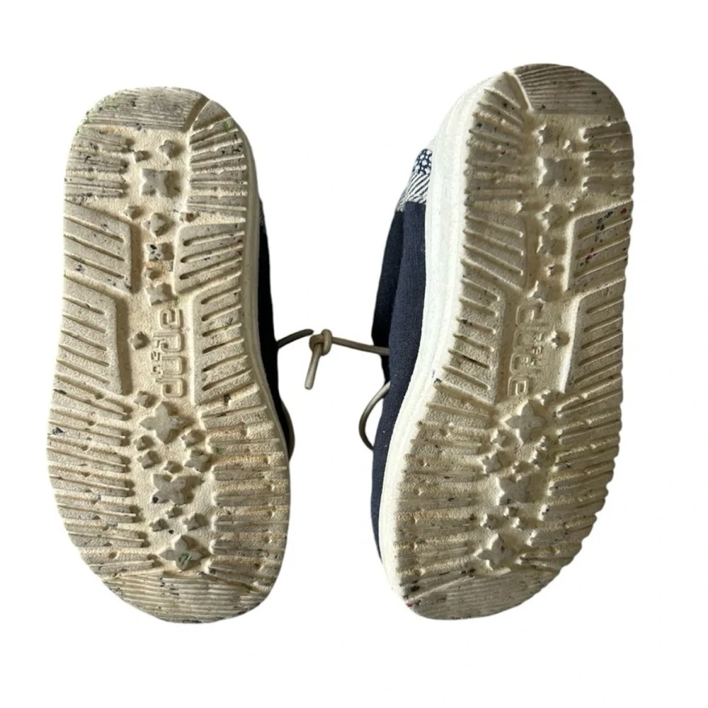 Hey Dude Toddler Boy Navy Blue Slip Ons | K8